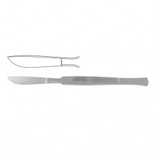 Dissecting Knife / Opreating Knife With Metal Handle Stainless Steel, 16 cm - 6 1/4" Blade Size 45 mm